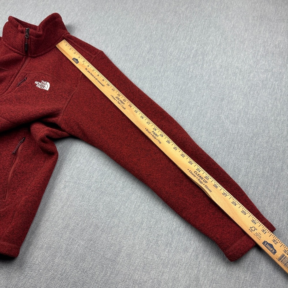 The North Face Jacket Mens XL Red Gordon Lyons Full Zip Fleece Outdoor Hiking - Picture 9 of 12